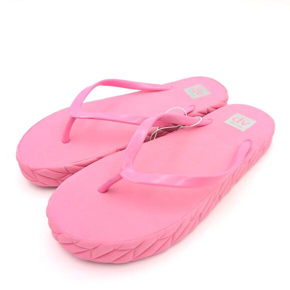 DV Dolce Vita Big Kid Girls Zibbie Flip Flop Thong Sandals Pink Size US5 EU36 - Picture 1 of 11